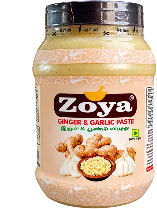 Zoya Ginger & Garlic Paste 1kg jar